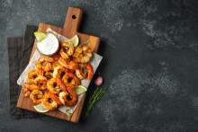 Keto Shrimp Recipe Prepared & Displayed