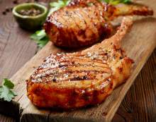 Keto Grilled Pork Chops Marinated with Herbs
