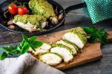 Keto Baked Herb-Crusted Chicken Breasts