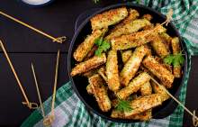 Keto Zucchini Sticks - Fries Recipe Image