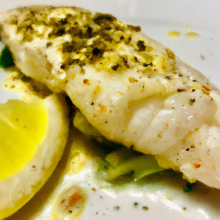 Keto-Friendly Halibut Recipe: Zesty Lemon Butter Sauce for a Delicious Omega-3 Infused Delight 🐟
