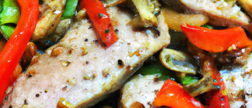 Delicious Keto Pork Steak Recipe: Savor the Flavors of Oyster Mushrooms and Peppers 🥩